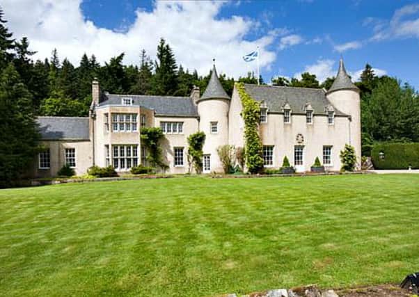 Candacraig House in Strathdon, Aberdeenshire. The arts works went missing from a lodge in the estate grounds in 2001.