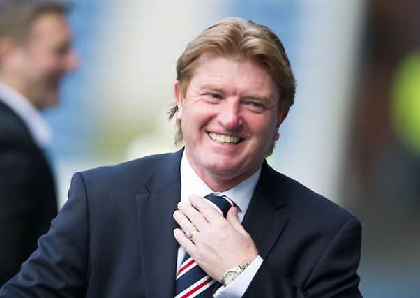 McCall managed Rangers at the tail end of the 2014/15 season. Picture: John Devlin