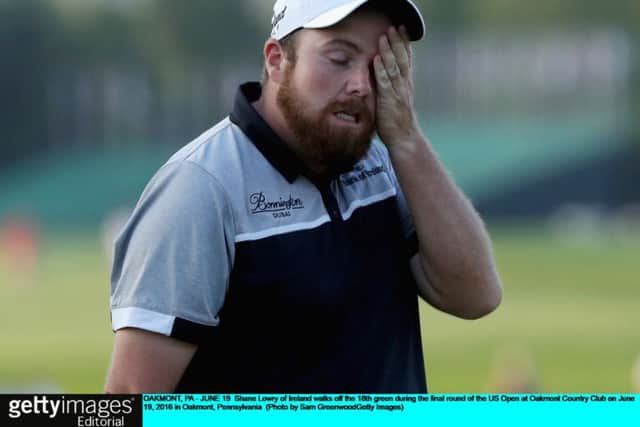 Shane Lowry's US Open title bid ended in frustration at Oakmont. Picture: Getty Images