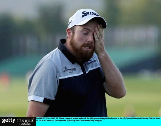 Shane Lowry's US Open title bid ended in frustration at Oakmont. Picture: Getty Images