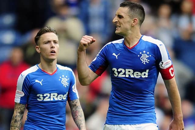 Lee Wallace has signed a new contract with Rangers. Picture: Michael Gillen
