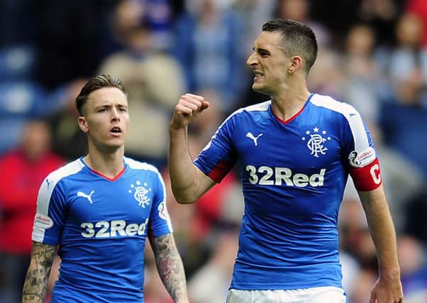 Lee Wallace has signed a new contract with Rangers. Picture: Michael Gillen