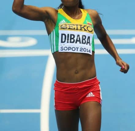 Genzebe Dibaba of Ethiopia is the 1,500m world record holder. Picture: Julian Finney/Getty