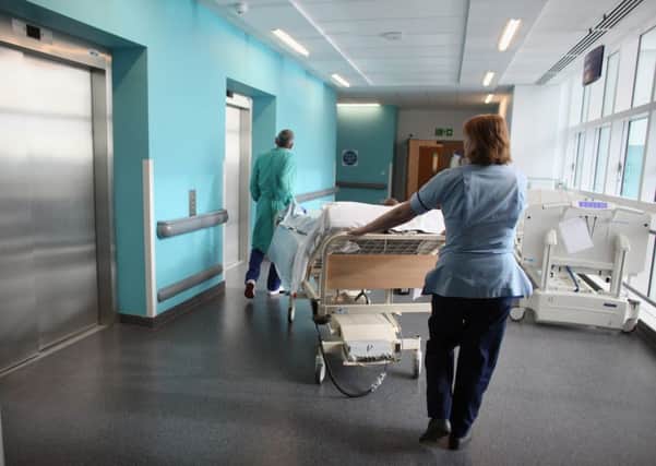 Bed-blocking in Scottish hospitals appears to be on a downward trend. (Photo by Christopher Furlong/Getty Images)