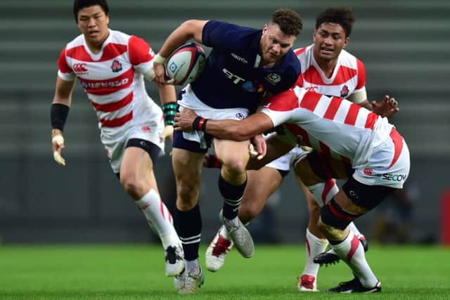 Duncan Taylor sustained a hamstring injury in the first Test win over Japan. Picture: Atsushi Tomura/Getty Images