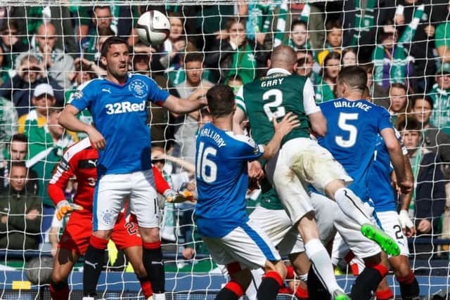 Rangers were beaten in the Scottish Cup final by Hibs captain David Gray's late goal. Picture: Robert Perry
