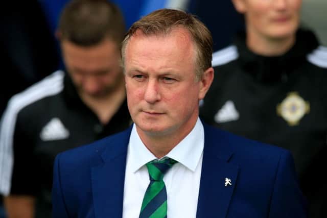Northern Ireland manager Michael O'Neill praised his goalkeeper, Michael McGovern. Picture: Jonathan Brady/PA Wire