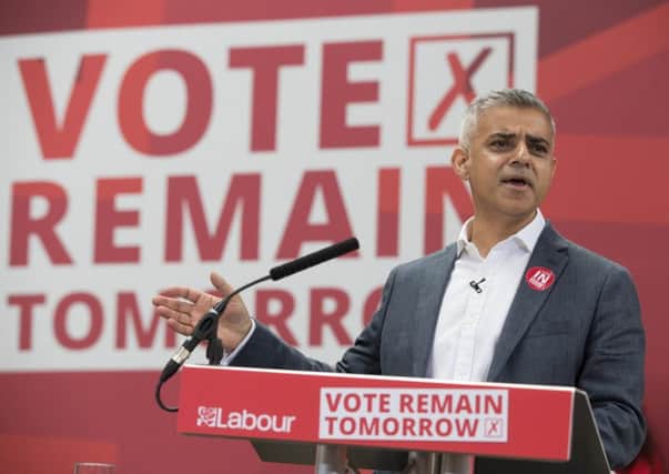London mayor Sadiq Khan was acclaimed for his performance in the final TV debate. Picture: Getty