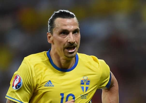 Zlatan Ibrahimovic played his final game for Sweden in the 1-0 defeat by Belgium. Picture:  Bulent Kilic/Getty Images