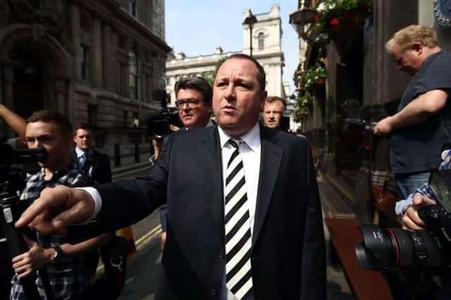 Mike Ashley tried to challenge the SFA's ruling that Dave King was a "fit and proper" person. Picture: Getty