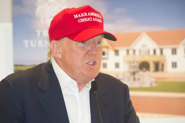 Donald Trump will return to Turnberry for its official relaunch. Picture: John Devlin