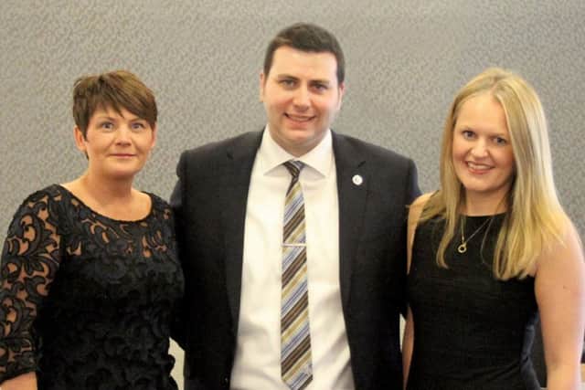 Eureka managing director Gillian Livingstone, right, with sales and marketing director Aileen Primrose and technical director David Lindores. Picture: Contributed