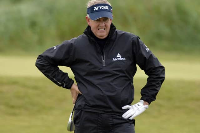 Colin Montgomerie will attempt to qualify for The Open at Gailes Links. Picture: Ian Rutherford.