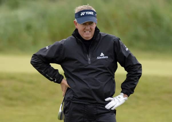 Colin Montgomerie will attempt to qualify for The Open at Gailes Links. Picture: Ian Rutherford.