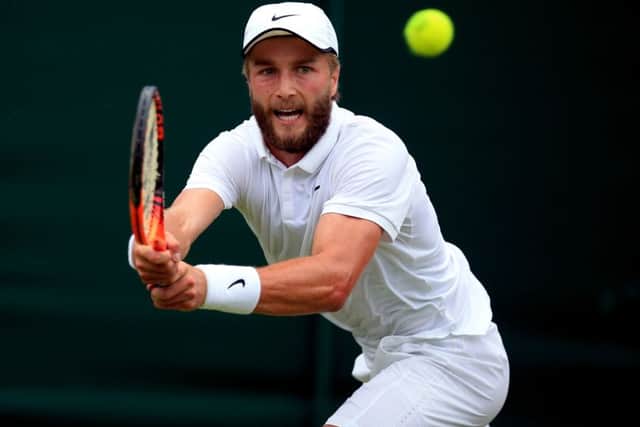 Liam Broady, Murray's first round at Wimbledon, is ranked 234th in the world. Picture: Mike Egerton/PA Wire