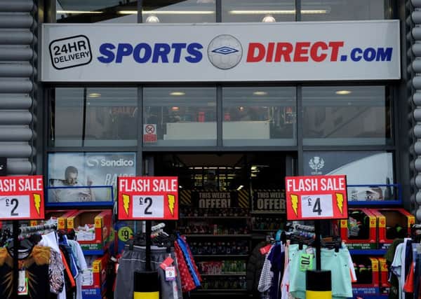 Sports Direct says market volatility is likely to have an  impact on purchases. Picture: Lisa Ferguson