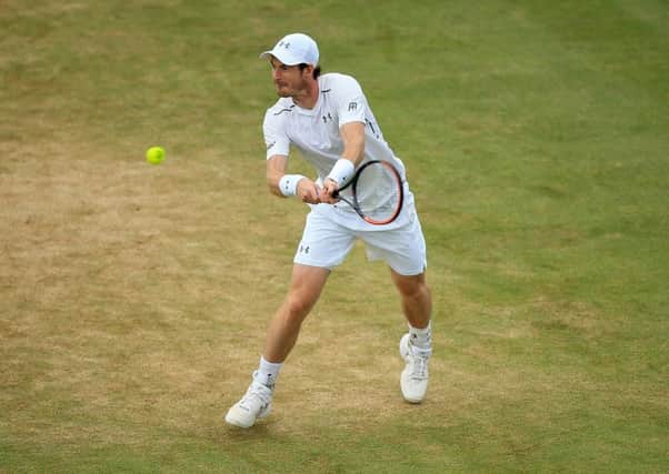 Andy Murray during his victorious run at the Aegon Championships at Queen's Club. Picture: Ben Hoskins/Getty