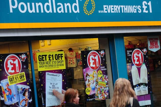 Poundland posted a slump in annual profits after a challenging but transformative year. Picture: PA