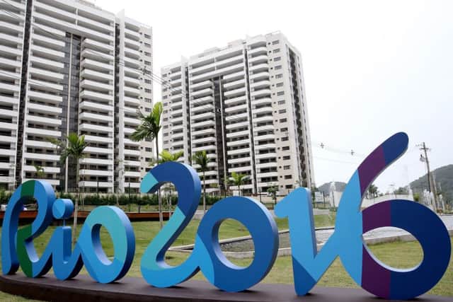 Preparations continue at the Olympic Athlete Village. Picture: Matthew Stockman/Getty Images