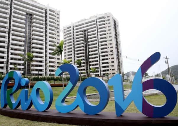 Preparations continue at the Olympic Athlete Village.  Picture: Matthew Stockman/Getty Images