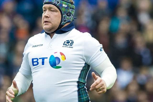 WP Nel in action for Scotland. Picture: SNS