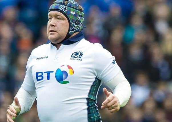 WP Nel in action for Scotland. Picture: SNS