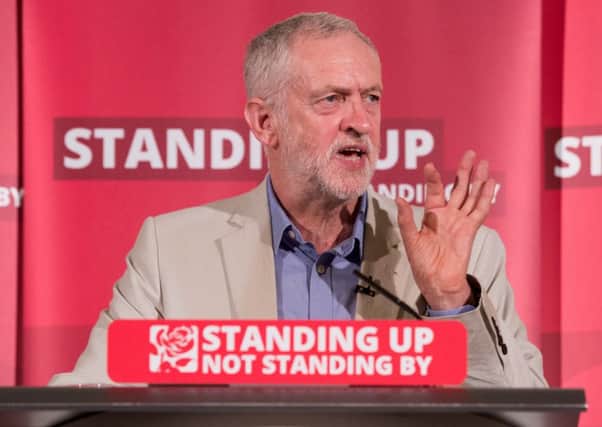 Labour leader Jeremy Corbyn speaks at a post-Brexit speech at the Maxwell Library in central London. Picture: Matt Cardy/Getty Images
