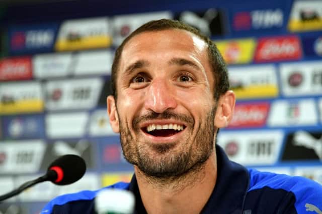 Italy defender Giorgio Chiellini. Picture: Getty Images
