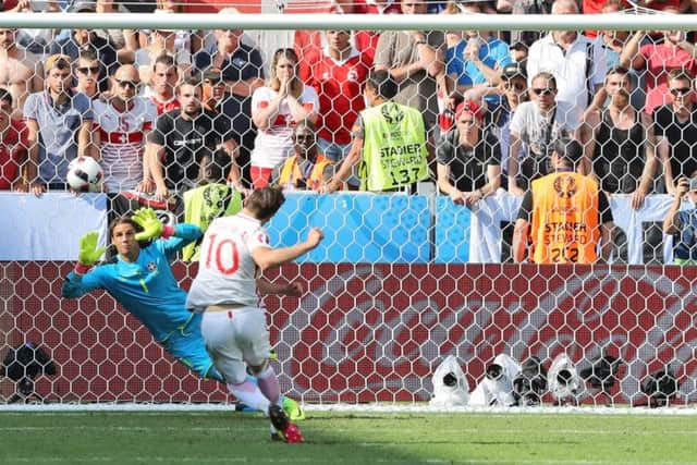 Grzegorz Krychowiak fires the decisive spot-kick past Yann Sommer to send Poland through to the last-16.