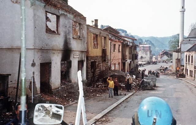 On this day in 1991, tanks and helicopters clashed in the first fighting of the Yugoslav civil war. Picture: AFP/Getty