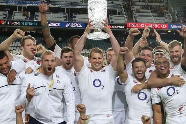 England left the Cook Cup after beating Australia. Picture: Getty