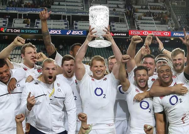 England left the Cook Cup after beating Australia. Picture: Getty