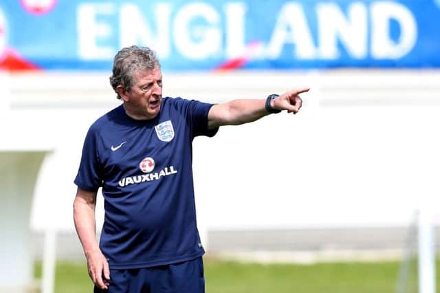 England manager Roy Hodgson issues instructions as his players prepare to face Iceland in the knock-out stages in Nice tonight. Picture: PA