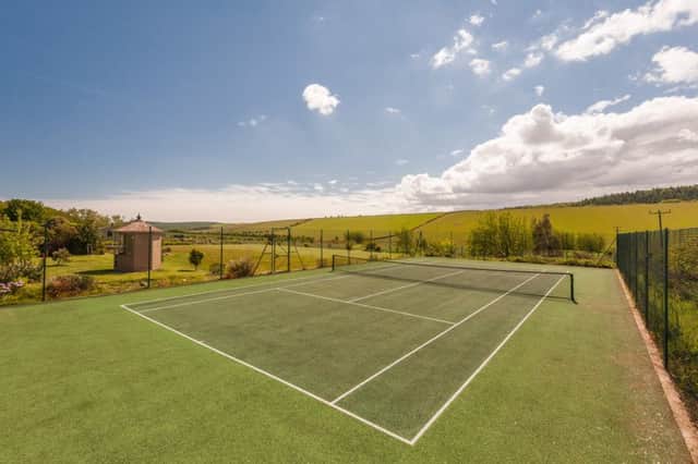 Meiklerig Farmhouse, Stenton, East Lothian is a pretty Georgian property with six-acre grounds, five bedrooms and an all-weather tennis court. Offers over Â£775,000. Contact Savills on 0131 247 3700.