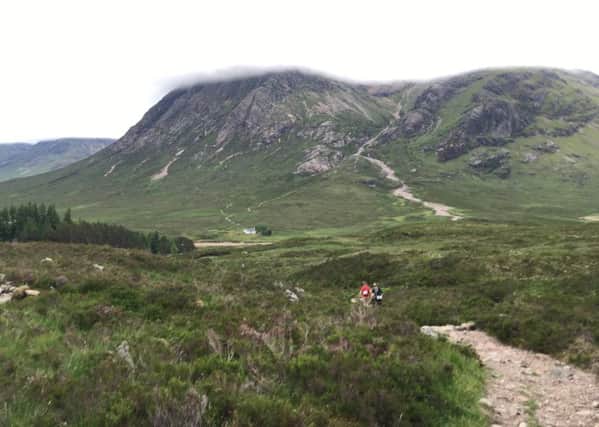 The path to the Devils Staircase. Picture: Caledonian Way/ Bloody Scotland.