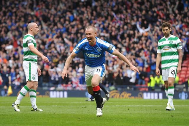 Miller and Rangers are trying to stop Celtic from winning their sixth straight title. Picture: John Devlin