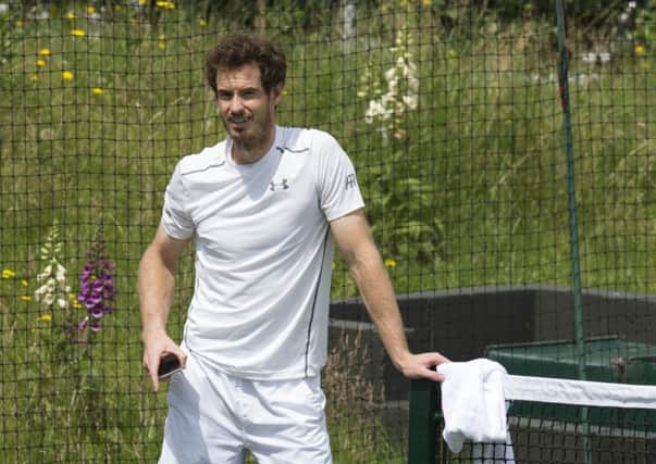Murray is looking to win his second Wimbledon crown. Picture: Ian Rutherford