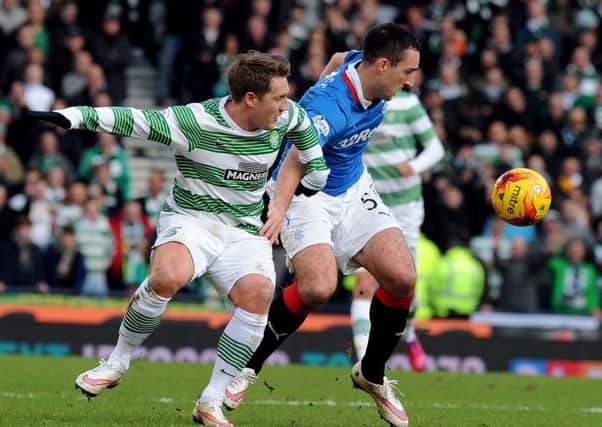 Lee Wallace, right, believes Celtic are running scared. Picture: Lisa Ferguson