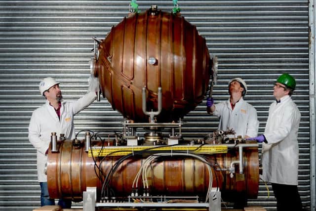 National Museums of Scotland has acquired a copper accelerator cavity from CERN
.