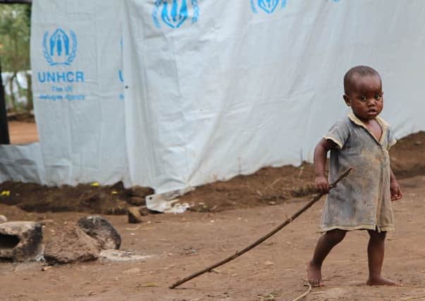 A Burundian refugee at the Gashora refugee camp in  Rwanda. Picture: AFP/Getty Images