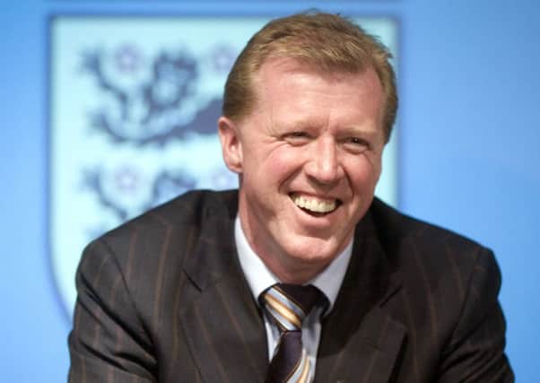 Former England boss Steve McClaren was covering the game for Sky Sports News. Picture: AFP/Getty