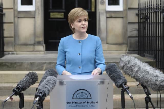 First Minister Nicola Sturgeon has not ruled out a second independence referendum. Picture: Neil Hanna