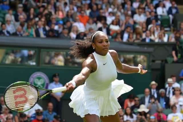 Despite appearing sluggish at the start, Serena Williams comfortably defeated qualifier Amra Sadikovic. Picture: Getty