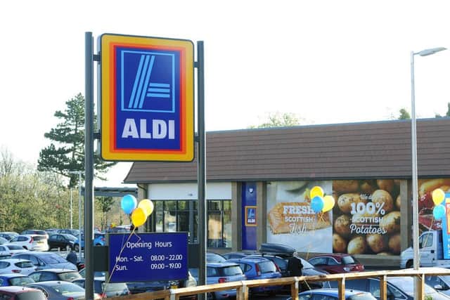 Aldi and rival Lidl achieved a record share of the grocery market. Picture: Michael Gillen