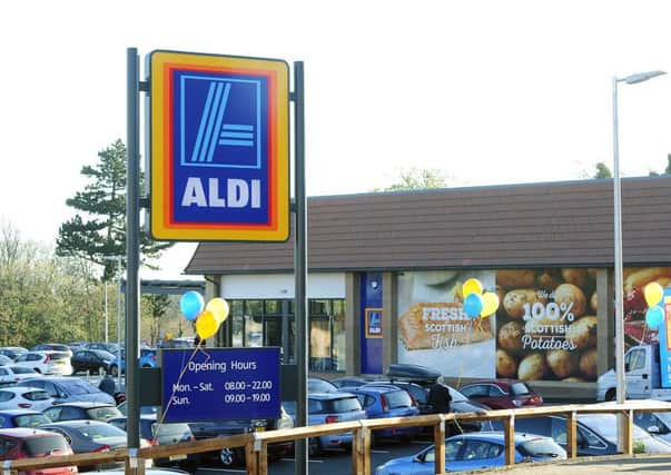 Aldi and rival Lidl achieved a record share of the grocery market. Picture: Michael Gillen