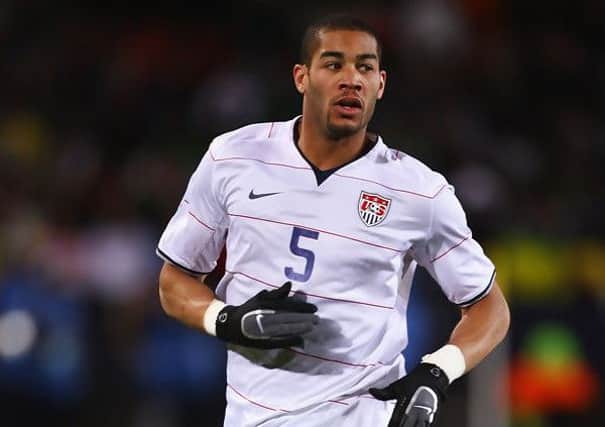Oguchi Onyewu in action for the USA. The 34-year-old defender is currently on trial at Rangers. Picture: Getty Images
