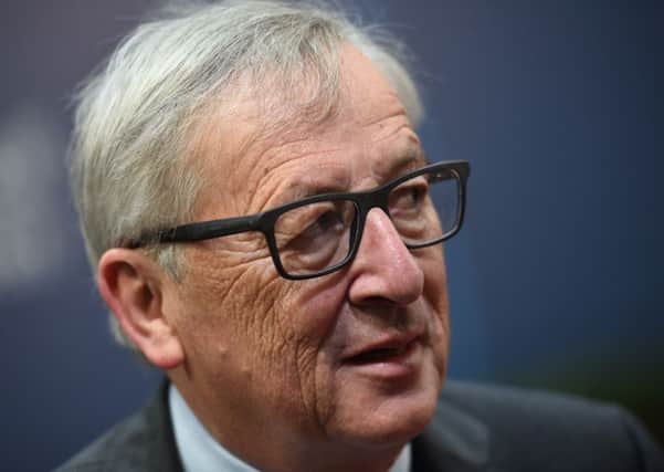 European Commission president Jean-Claude Juncker will meet Ms Sturgeon later today. Picture: AFP/Getty Images