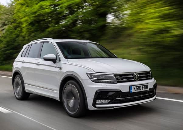The new Tiguan is  slightly bigger and lower than its predecessor