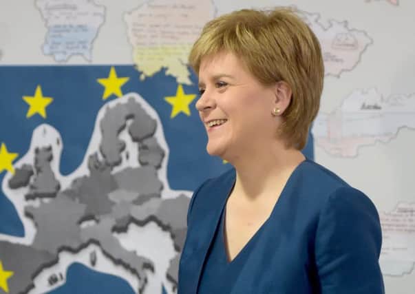 First Minister Nicola Sturgeon held talks with European leaders this week regarding the future of Scotland's membership of the EU. Picture: Jane Barlow/PA Wire