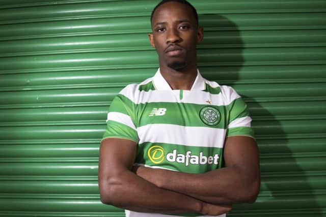 Celtic's first summer signing Moussa Dembele, was unveiled after his move from Fulham. Picture Rob Casey/SNS